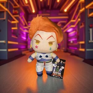 NWT Hunter X Hunter Hisoka Plush Stuffed Doll Anime Manga Character Toy 9”